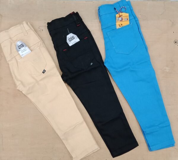Kids’ Plain Narrow Fit Jeans